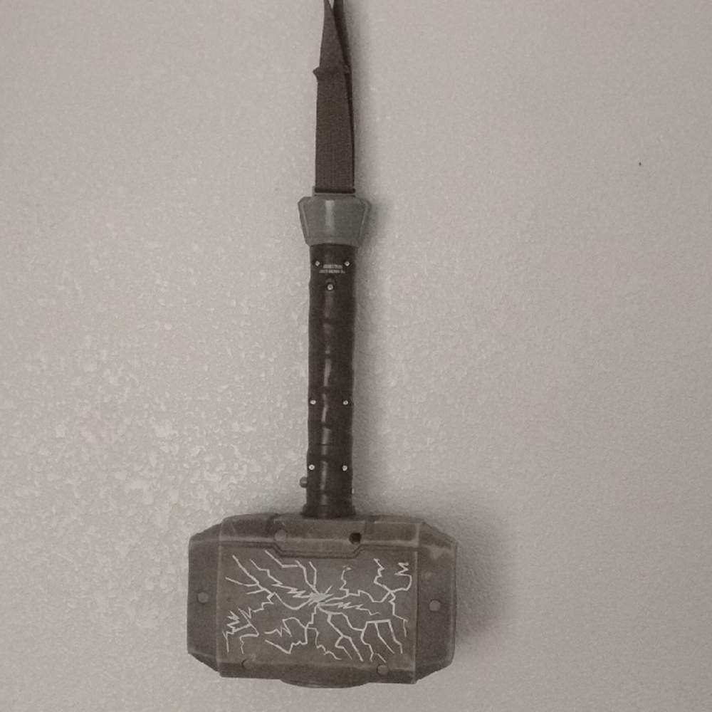 Thor Action Figure Hammer gray and black